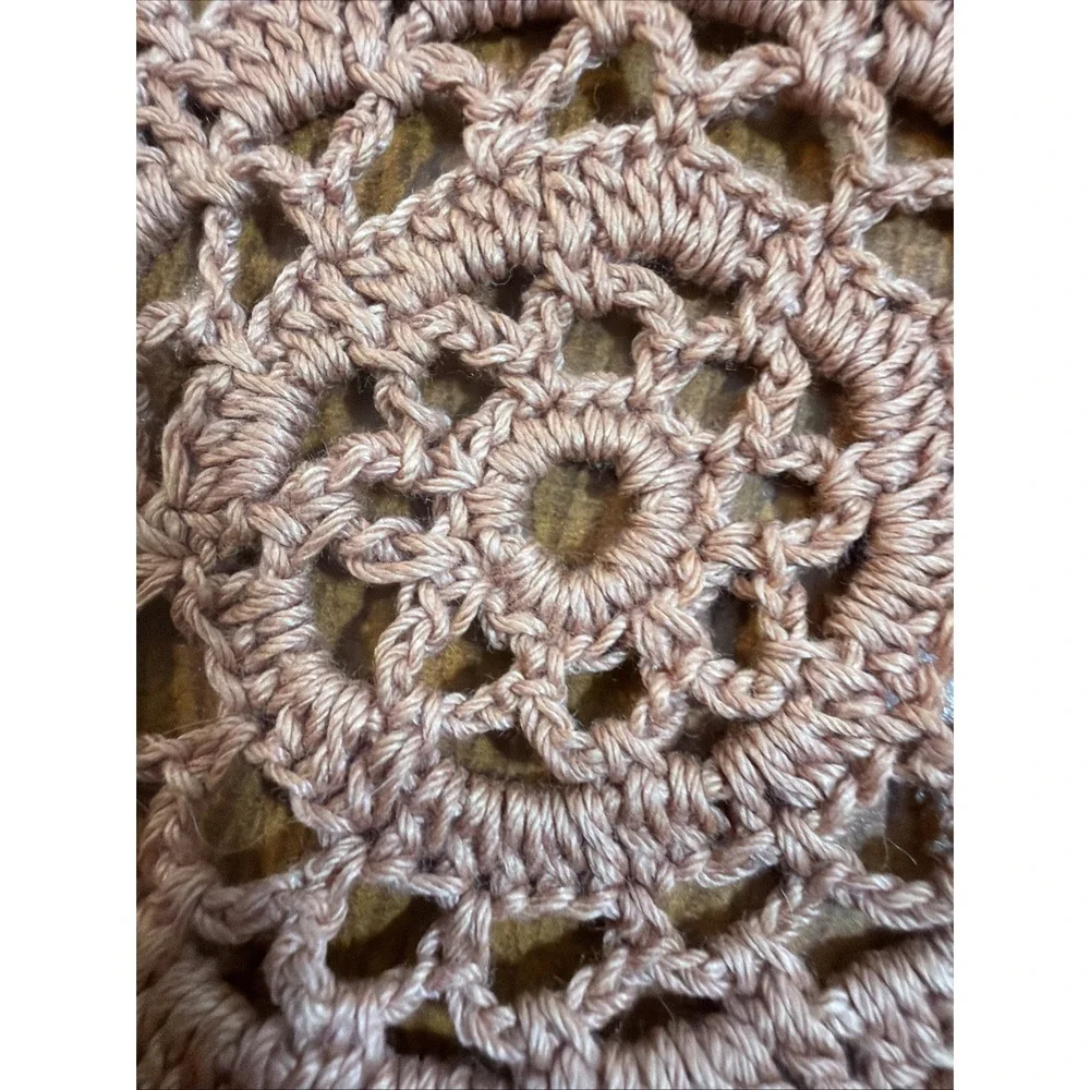 Vtg Hand Crocheted Large 16